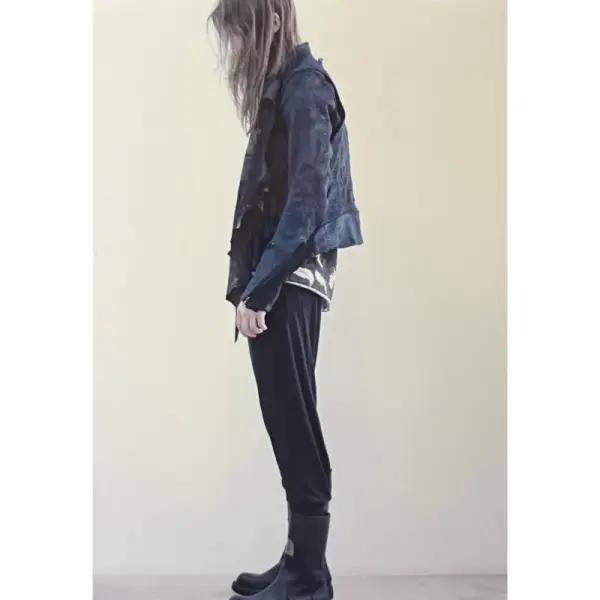 Black Leather Mud Squadron Blouson – Men’s