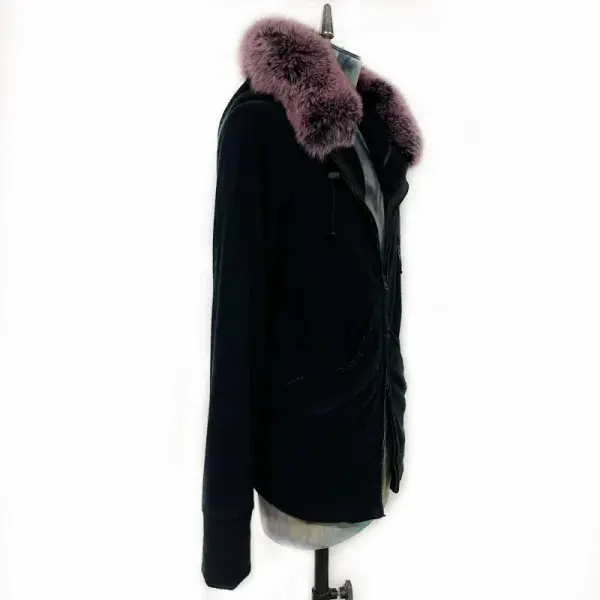 Hoodie with Fur – Men’s