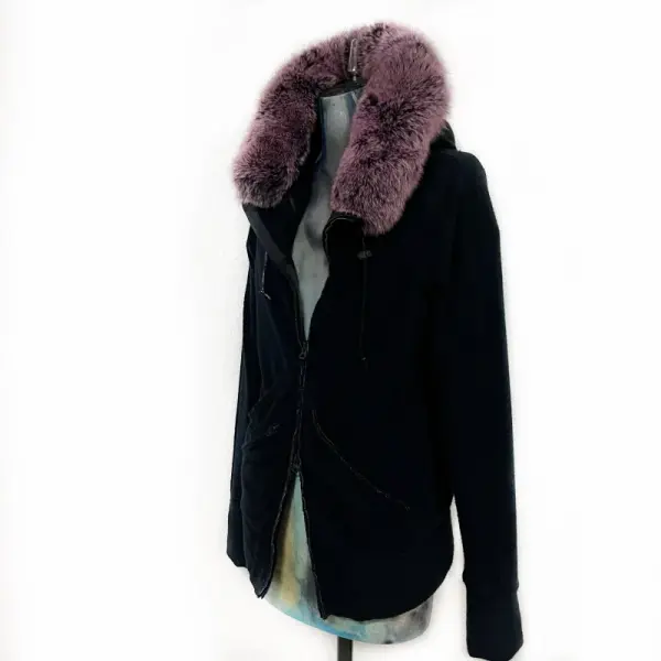 Hoodie with Fur – Men’s