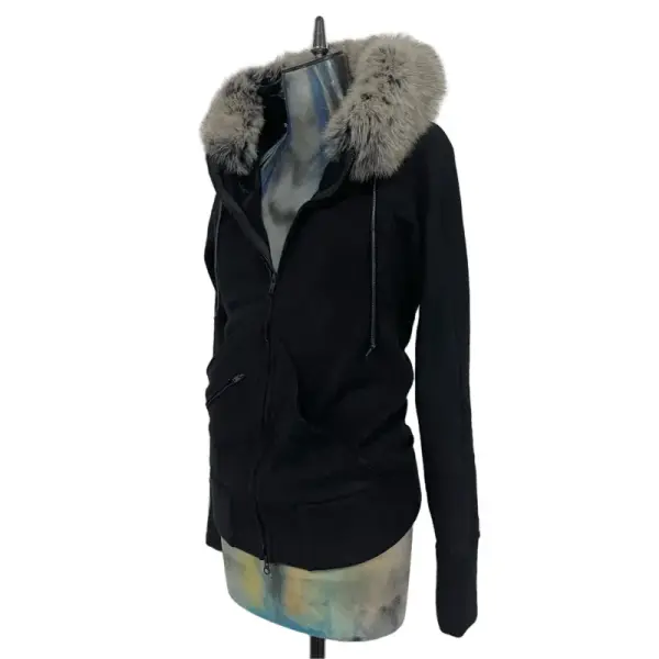 Hoodie with Fur – Men’s