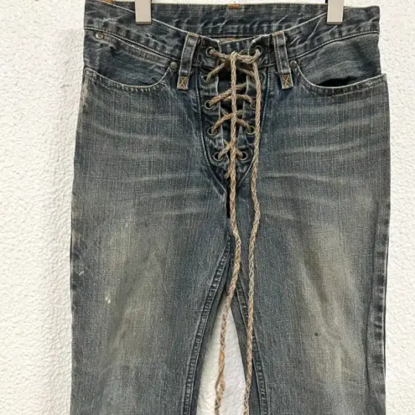 Lace-Up Pants, Model 1 – Men’s