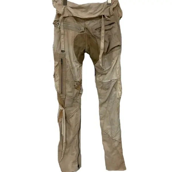 Mud Distressed Pants, Rust – Men’s