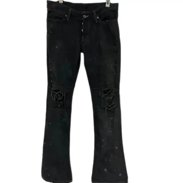 MUD MAX Distressed Flare Denim