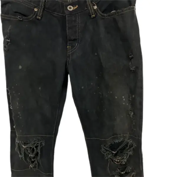 MUD MAX Distressed Flare Denim
