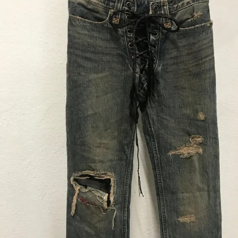 MUD MAX Gypsy 2 Distressed Flare Denim