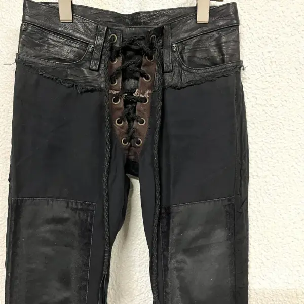 Pinstripe Flare Denim