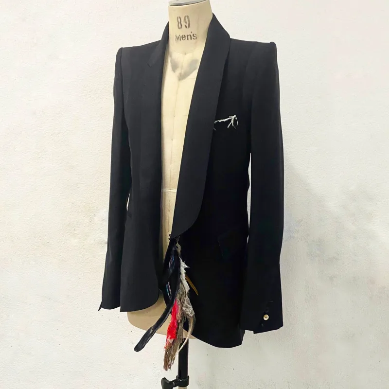 Unfinish Black Jacket – Men’s