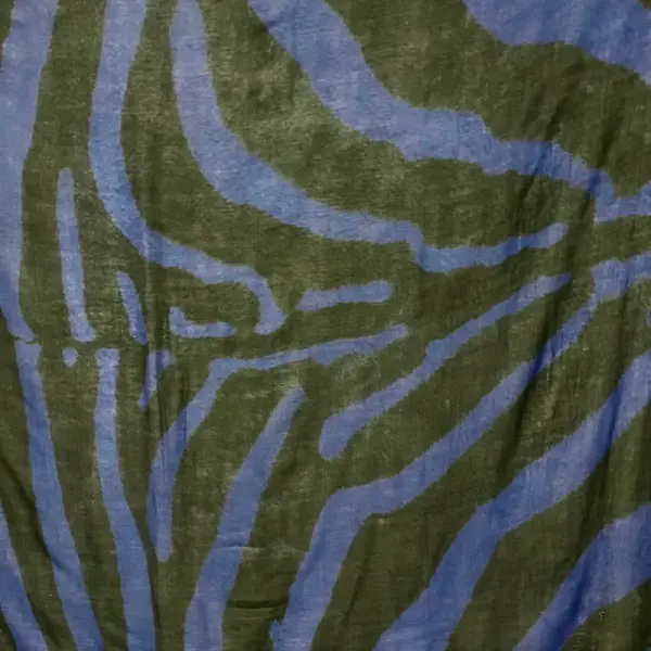 Zebra Blue Stole
